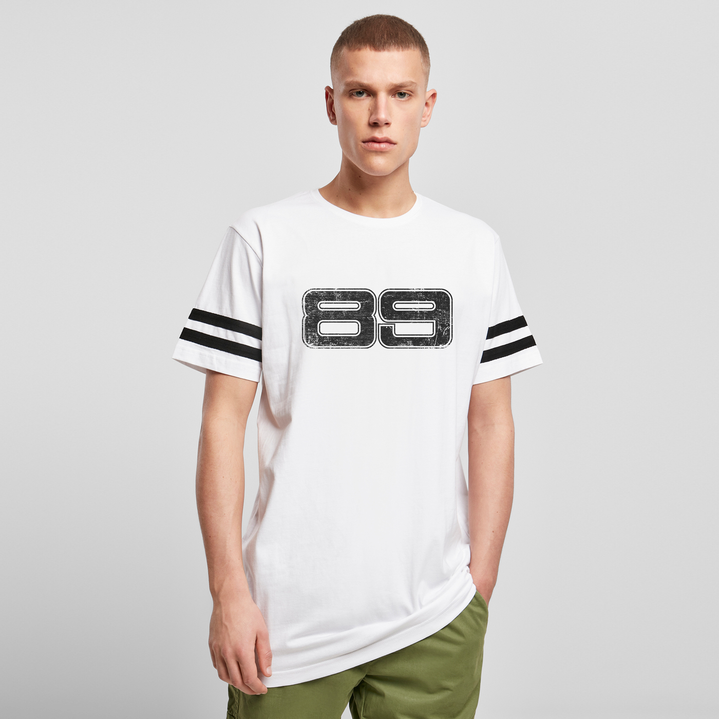 "89" Stripe Jersey Shirt